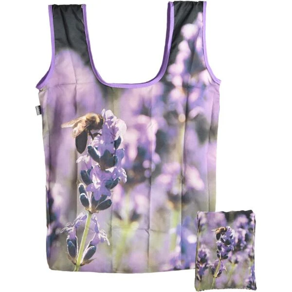 ESSCHERT DESIGN Opvouwbare Tas Bloemenprint 3 ESSCHERT DESIGN Opvouwbare Tas Bloemenprint - Afbeelding 3