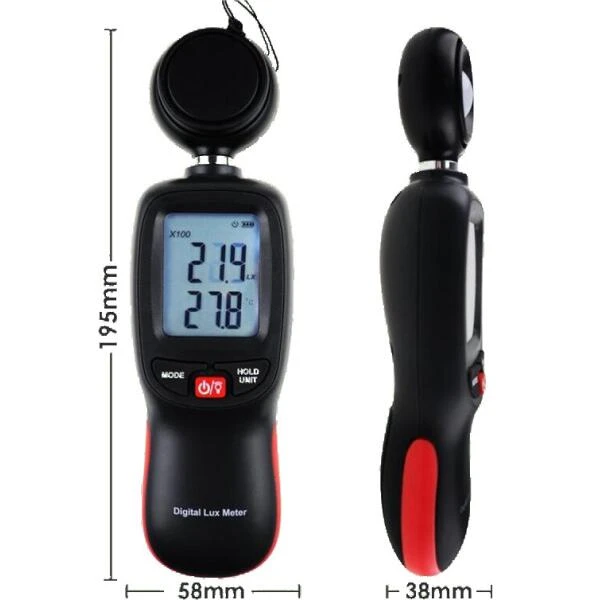 Digitale LUX Lichtmeter 2 Digitale LUX Lichtmeter - Afbeelding 2