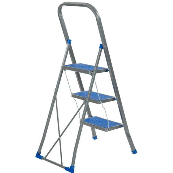 Trapladder Color STEP Met Hoge Beugel - 3 Treden 3 Trapladder Color STEP Met Hoge Beugel - 3 Treden - Afbeelding 3