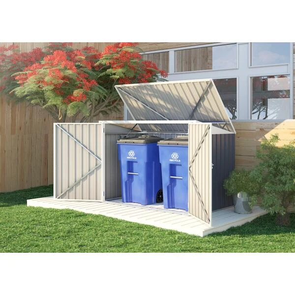 Sinolily Polly B Containerberging - 173 × 101 × 131 Cm - Antraciet 2 Sinolily Polly B Containerberging - 173 × 101 × 131 Cm - Antraciet - Afbeelding 2