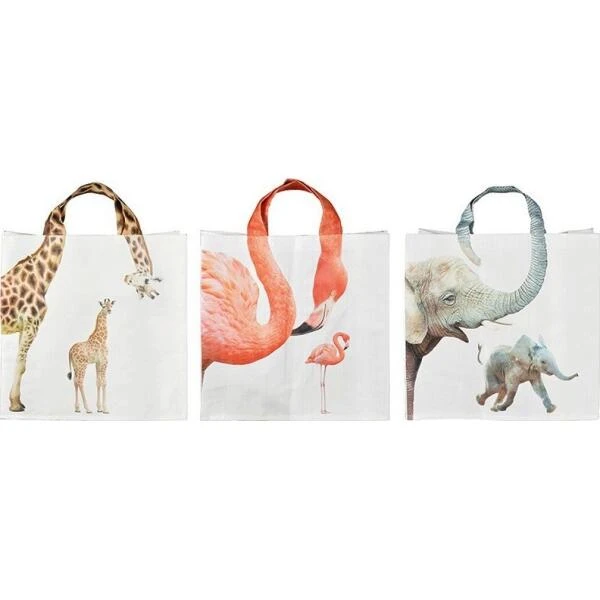 ESSCHERT DESIGN Boodschappentas Dierentuindieren - Large 1 ESSCHERT DESIGN Boodschappentas Dierentuindieren - Large