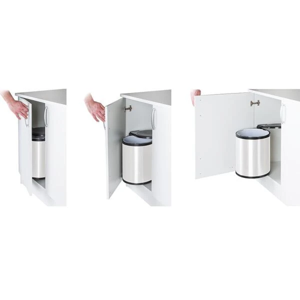 Inbouw Afvalemmer Wit 14 Liter 6 Inbouw Afvalemmer Wit 14 Liter - Afbeelding 6