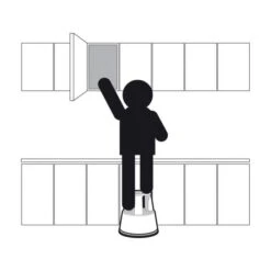 Kick Step Metaal Antraciet - 43 Cm -Brabantia Verkoopwinkel kick step metaal grijs 1538567982 600