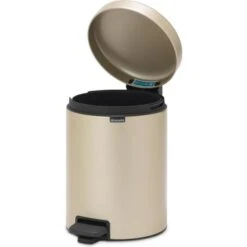 Pedaalemmer NewIcon BRABANTIA - 3 Liter Champagne -Brabantia Verkoopwinkel pedaalemmer newicon 3 l champagne 1608033952 1 600