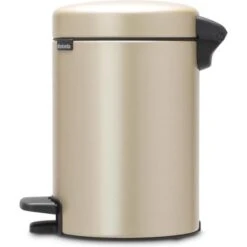 Pedaalemmer NewIcon BRABANTIA - 3 Liter Champagne -Brabantia Verkoopwinkel pedaalemmer newicon 3 l champagne 1608033954 3 600