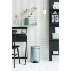 Pedaalemmer NewIcon BRABANTIA - 12 Liter Muntgroen -Brabantia Verkoopwinkel pedaalemmer newicon 12 l muntgroen 1608019532 3 600