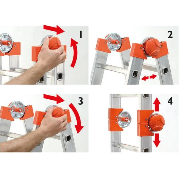 Telescopische Ladder Goliath 4 × 6 Treden 6 Telescopische Ladder Goliath 4 × 6 Treden - Afbeelding 6