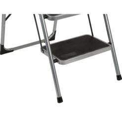 Trapladder Staal KING 4 Brede Treden - Zilver/zwart -Brabantia Verkoopwinkel trapladder staal king 4 brede treden 1603977455 4 600