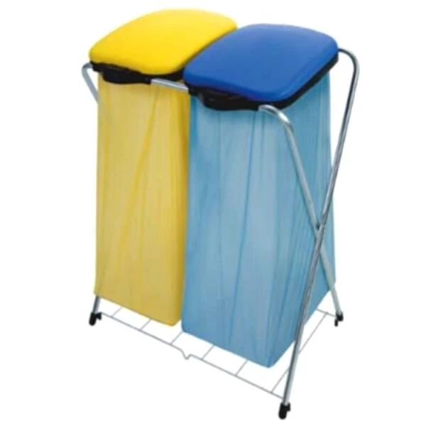 Vuilniszakhouder - 2 Deksels 2 Vuilniszakhouder - 2 Deksels - Afbeelding 2